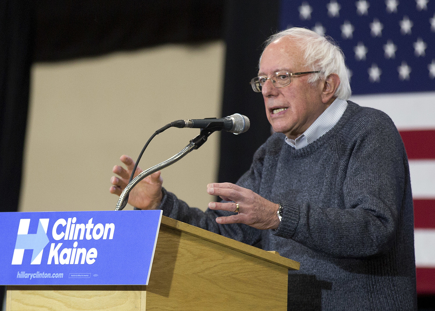 Sanders predicts millions won’t vote at get-out-the-vote rally