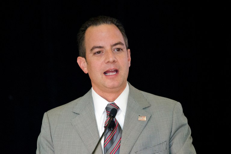 Chairman Reince Priebus released a statement bashing Democrats for giving Hillary Clinton the win in the Hoosier State's primary. (AP Photo/Matt Rourke, File)
