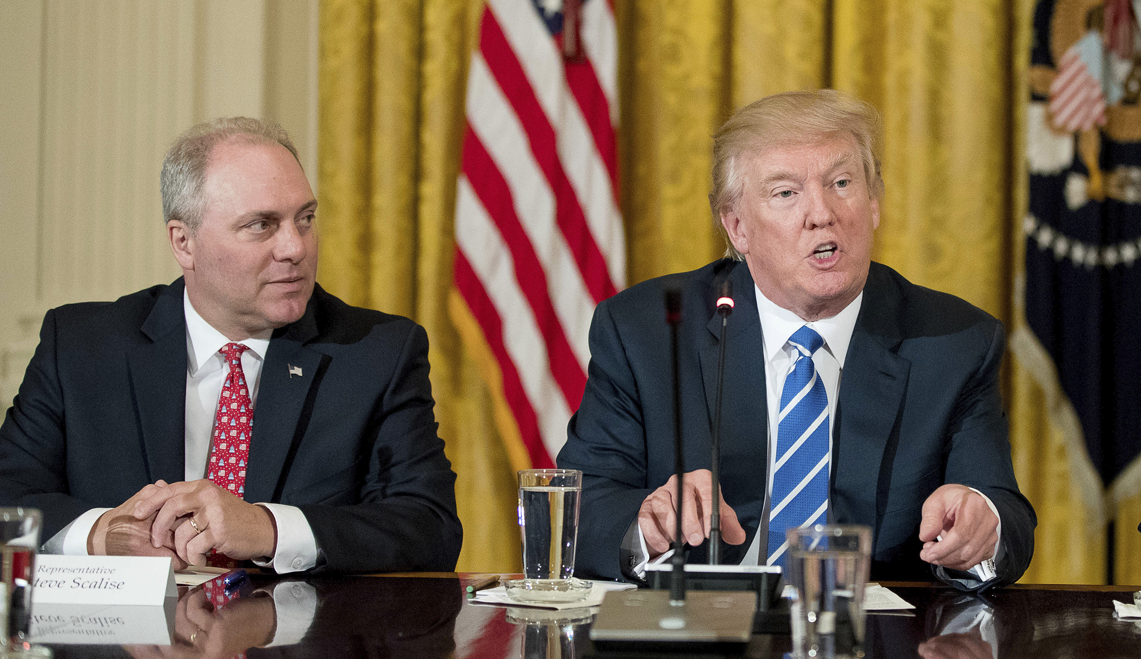 Trump to meet Wednesday with Steve Scalise, other lawmakers on gun control