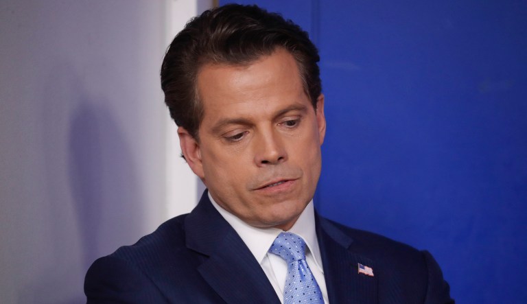 Anthony Scaramucci told CNN on Wednesday that he planned to speak to the president's base on various live platforms with the help of former Fox News co-president Bill Shine. (AP Photo/Pablo Martinez Monsivais)