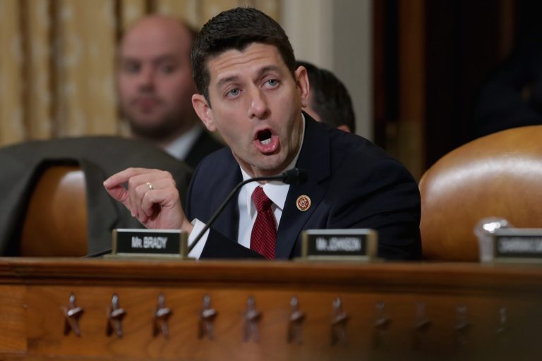 Rep. Paul Ryan, R-Wis., signaled Monday that he is leaning toward opposing President Obama's request for authorization to use military force against Syria. (Chip Somodevilla/Getty Images)
