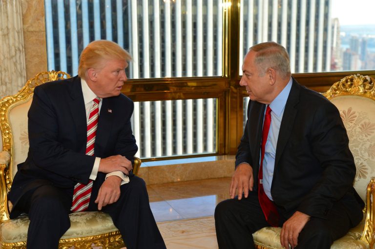 Prime Minister Benjamin Netanyahu will soon be welcomed to the White House by President Trump. (Kobi Gideon,GPO via AP)