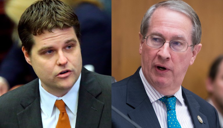 Rep. Matt Gaetz says Rep. Bob Goodlatte has helped him write, and has promised to co-sponsor, a bill that would ease restrictions. (AP Photo/J. Scott Applewhite)