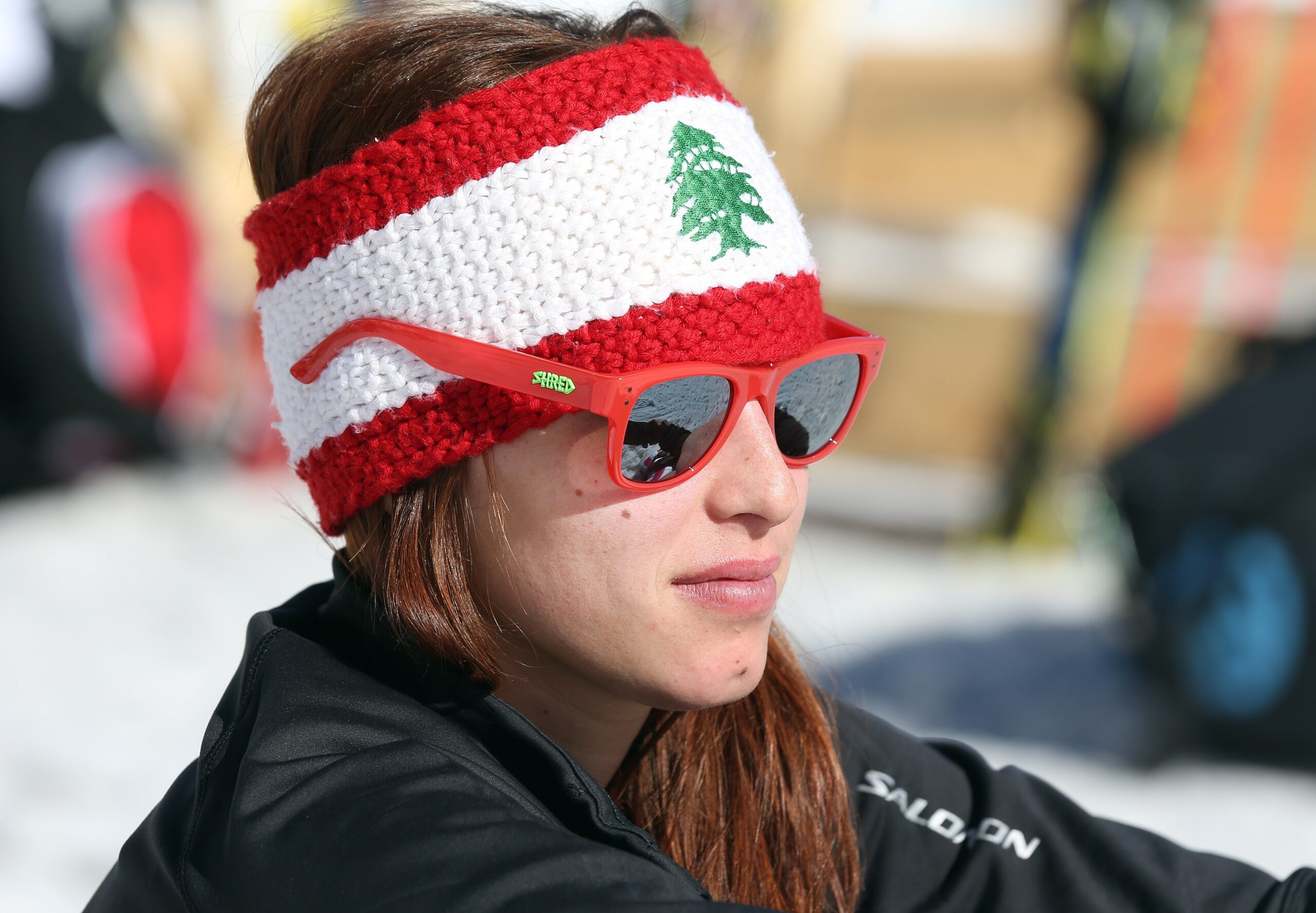 Lebanese rally behind Olympic skier who posed nude