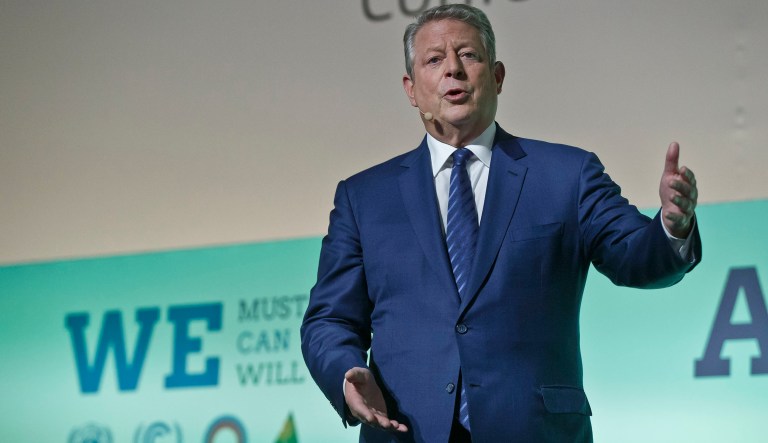 Former Vice President Al Gore used over 20 times more energy to power his home for a year than the average American, according to a report published on Wednesday. (AP Photo/Michel Euler)