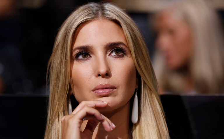 Ivanka Trump was flying with her children and husband, Jared Kushner, when a man reportedly berated them. (AP Photo/Carolyn Kaster)