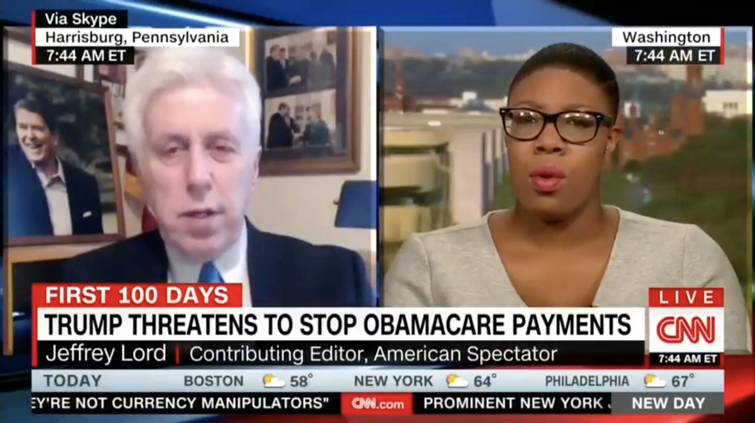 Jeffrey Lord sparks outrage after calling Trump ‘the Martin Luther King of healthcare’