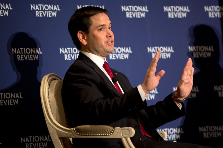 After Sen. Marco Rubio announced his candidacy in mid-April, the Wall Street Journal editorial board sang his praises in ways unfelt by others in the field. (AP Photo)Â 