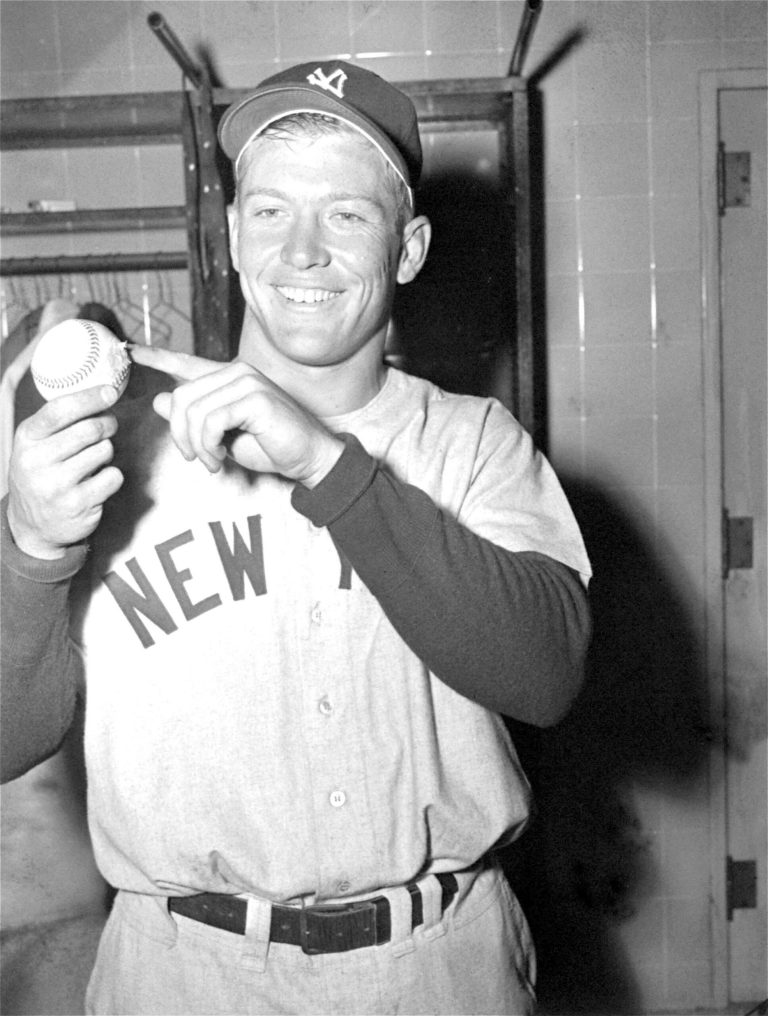 Harvey Georges/AP
Mickey Mantle's home run April 17, 1953, went 565 feet according to some reports, the longest ever hit at Griffith Stadium.