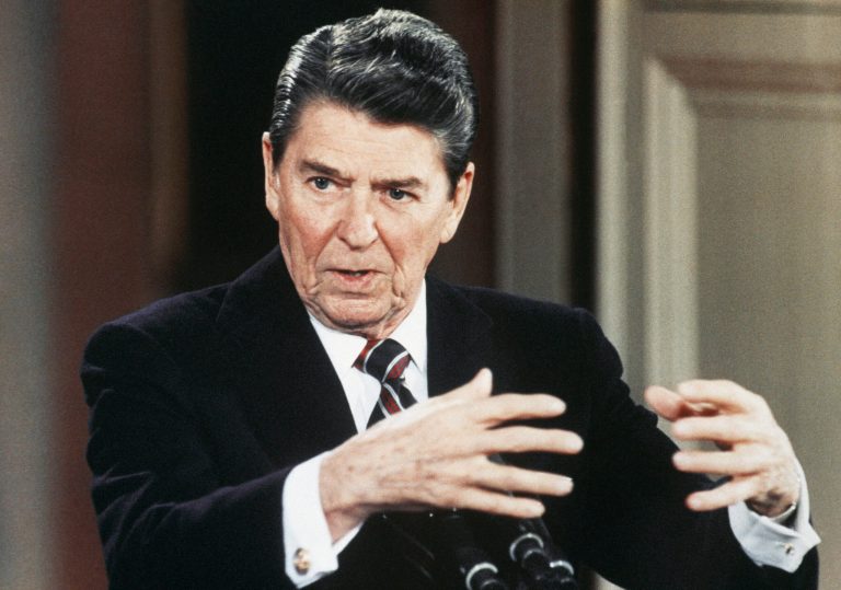 President Ronald Reagan said this about interest groups complaining about his Ex-Im cuts during his radio address on the Fiscal Year 1986 Budget (March 2, 1985): 