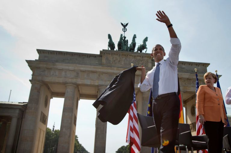 AP/Evan Vucci President Obama is a talented orator, but his speech at the Brandenburg Gate in Berlin last week fell flat.