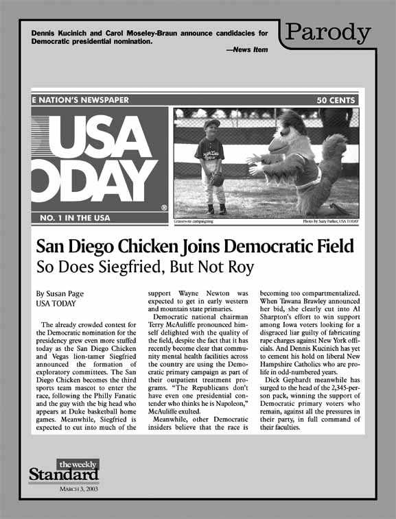 Two more Democratic worthies announce their intention to run for president.