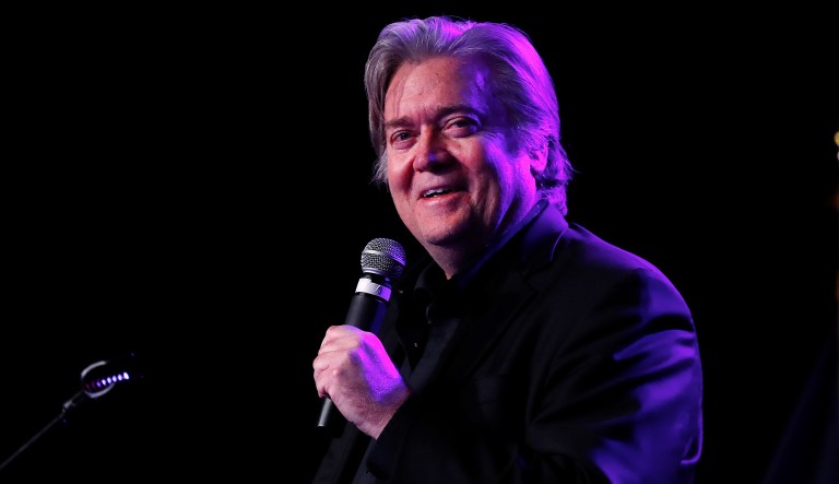 Steve Bannon, the former chief strategist to President Trump, has 