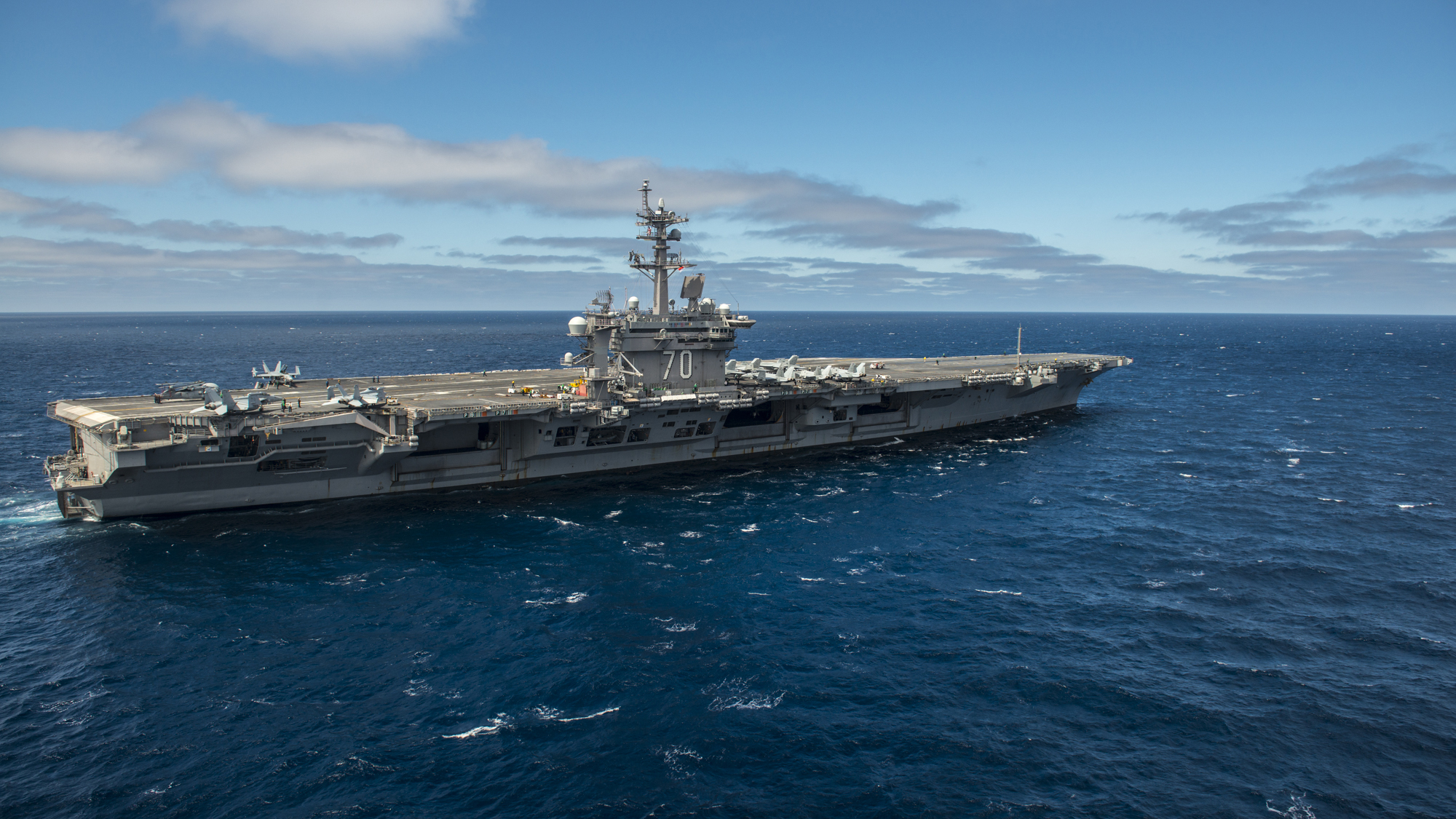 No US carriers were at sea for the past week. That hasn’t happened since World War II