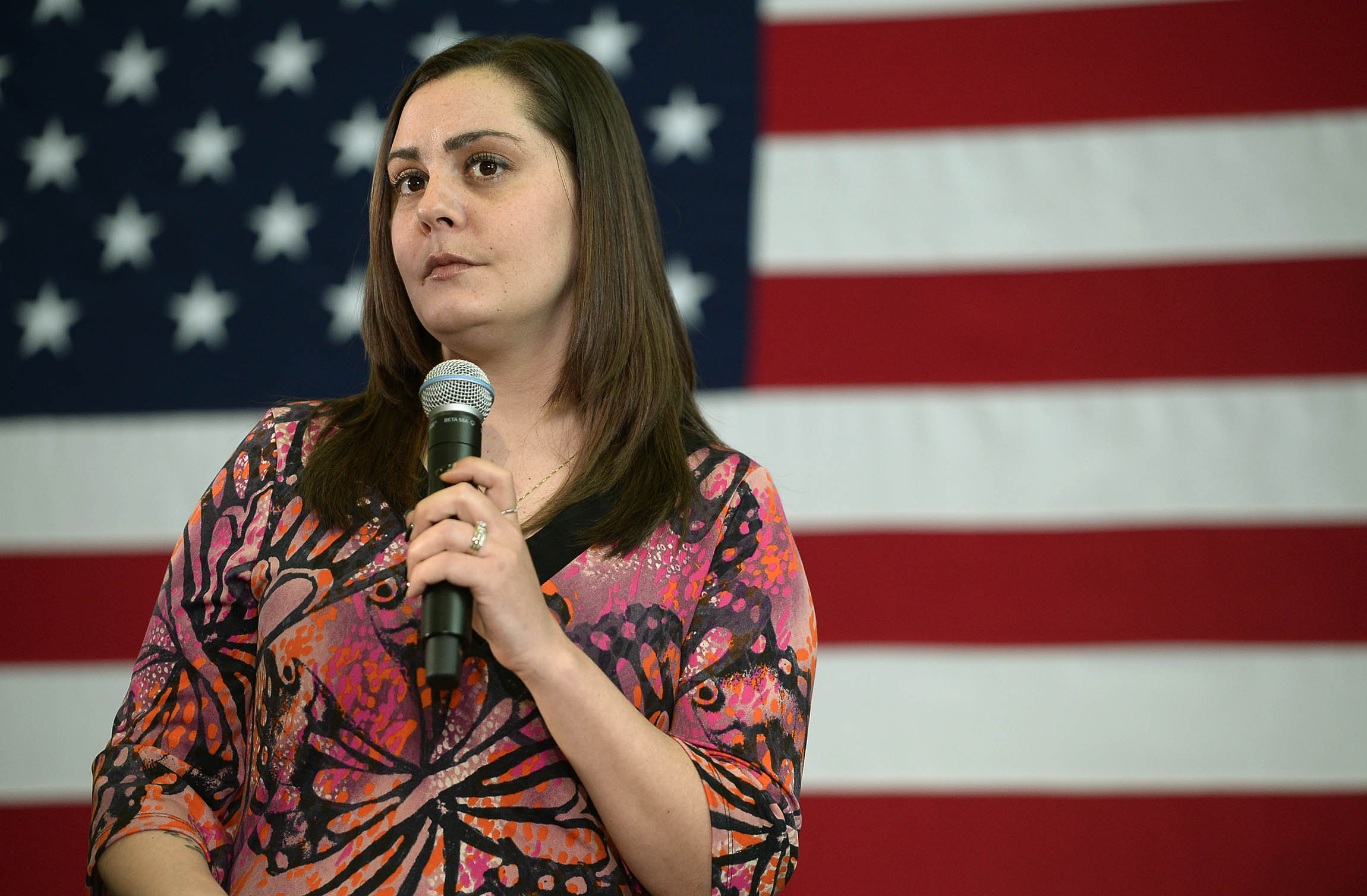 Daughter of Sandy Hook victim takes on Trump for gun comments