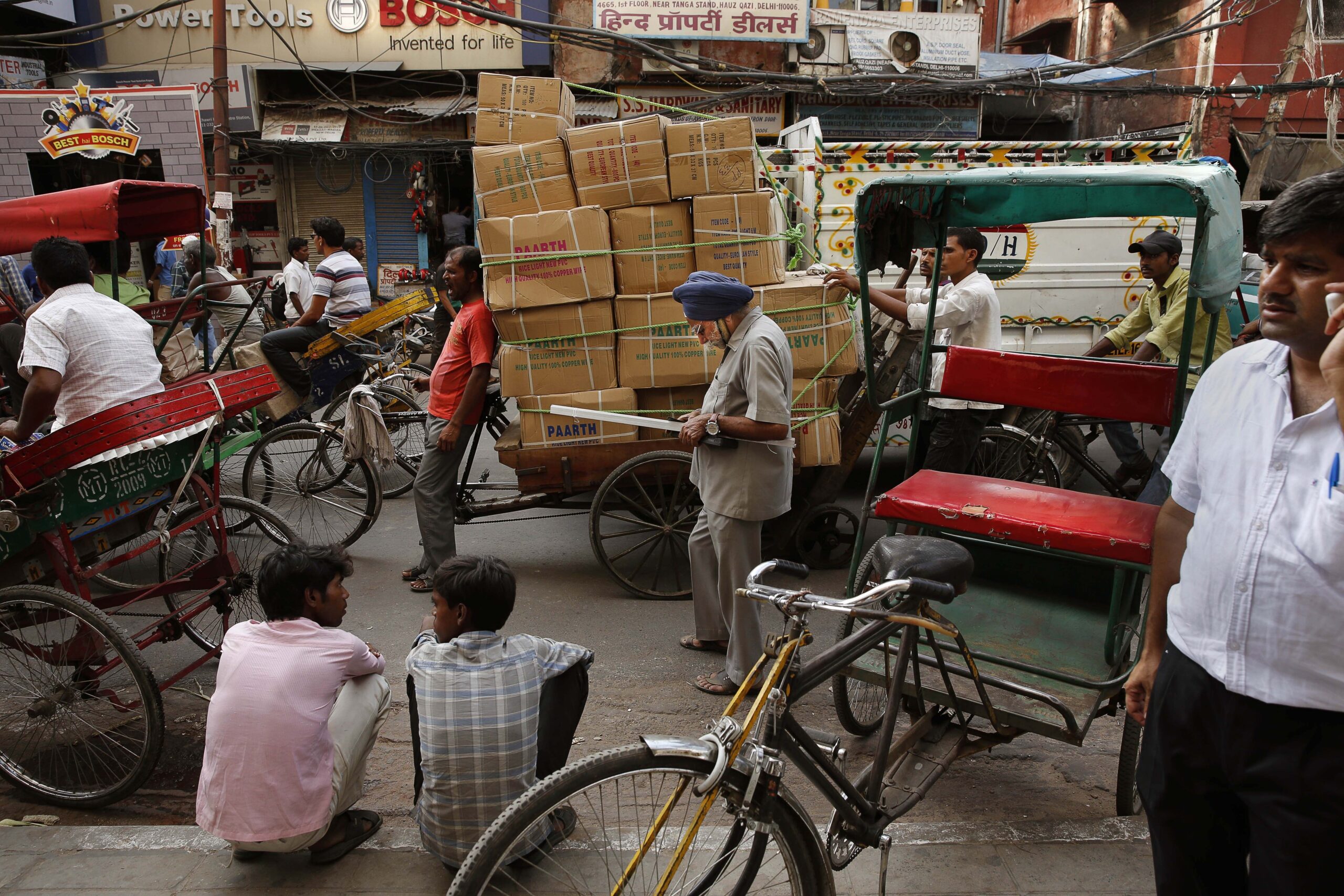 Image of Asia: On the street in Old Delhi
