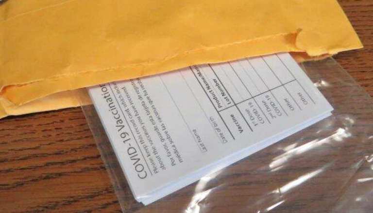 Fake COVID-19 vaccine cards smuggled into US through international mail