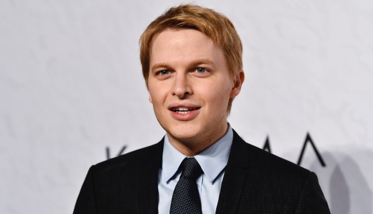 FILE - In this April 13, 2018 file photo, Ronan Farrow attends Variety's Power of Women event in New York. Farrow's former producer at NBC News, Rich McHugh, is criticizing his old network for failing to stick with the story about Hollywood mogul Harvey Weinstein's sexual misconduct, for which Farrow eventually shared a Pulitzer Prize when he wrote it for the New Yorker magazine. 