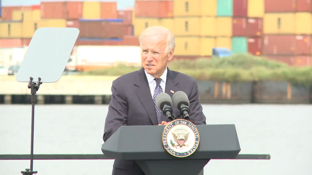 VIDEO: VP Joe Biden announces $10m grant to Port of Baltimore