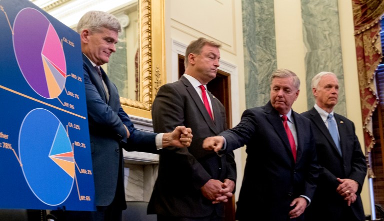 If it doesn't pass, the dreadful Obamacare system will probably be here to stay. (AP Photo/Andrew Harnik)