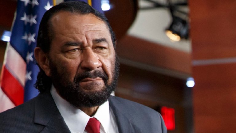 Rep. Al Green plans to introduce legislation to keep Trump from pardoning himself. (File photo)