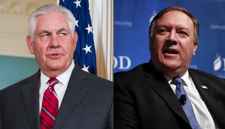 The plan to oust Secretary of State Rex Tillerson and transition current CIA Director Pompeo into the role of the nation's top diplomat was developed by White House chief of staff, who has floated the proposal with other administration officials. (AP Photo/Cliff Owen)