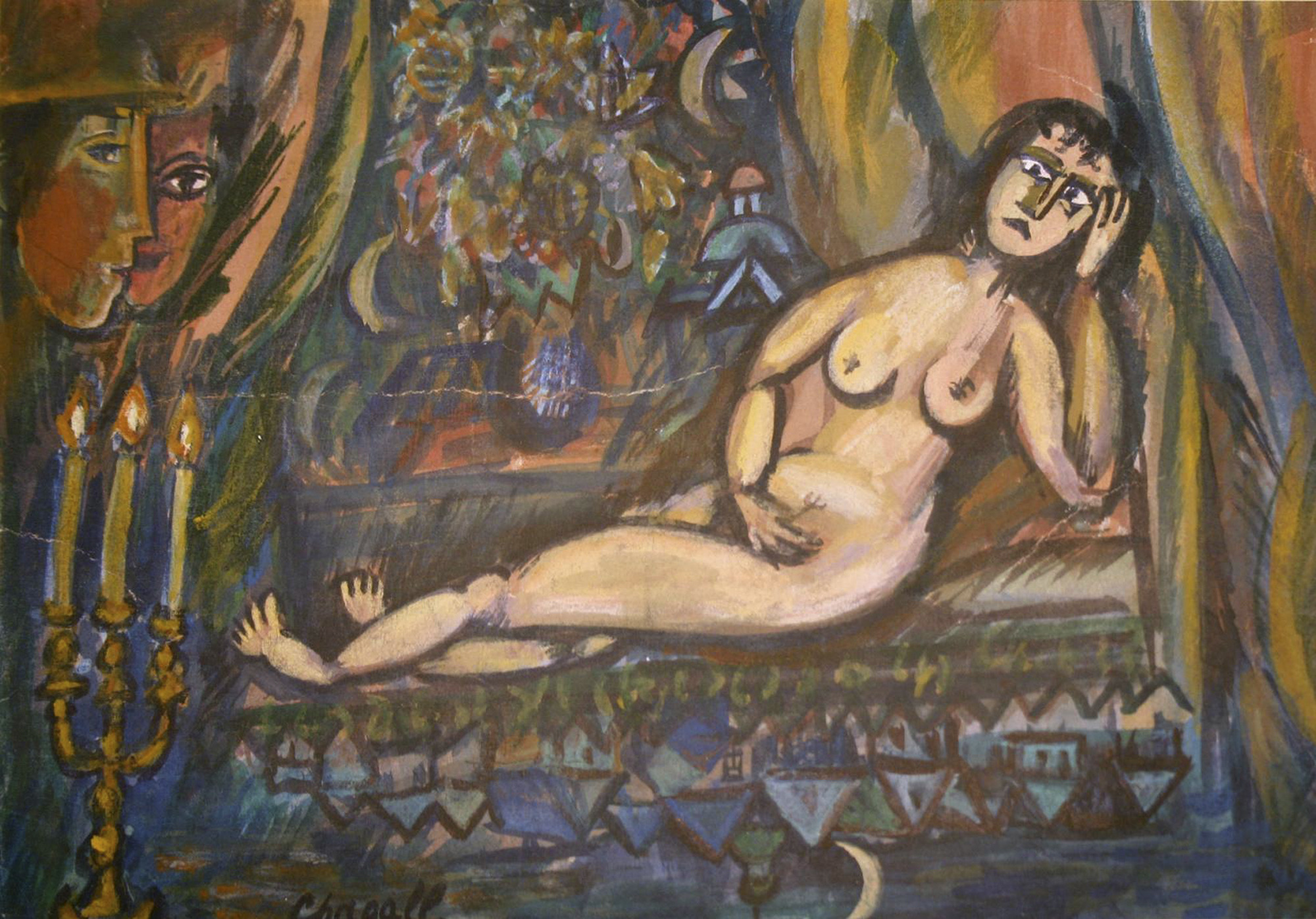 UK buyer’s ‘Chagall’ nude may be burned as a fake