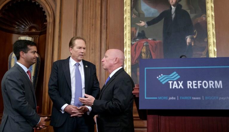 The problem is that the provisions the GOP has committed to paper, so far, do not necessarily yield that conclusion. (AP Photo/J. Scott Applewhite)