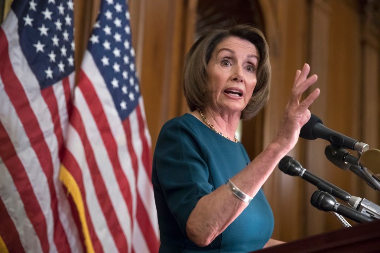 House Minority Leader Nancy Pelosi argued Tuesday night that Judge Neil Gorsuch is a 