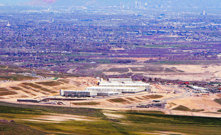 (Francisco Kjolseth | The Salt Lake Tribune) An aerial view of the Utah Data Center is seen in this photo from April 18, 2013.
