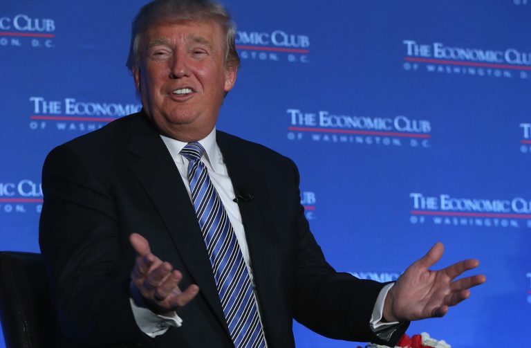 Donald Trump is the most-Googled presidential candidate in nearly every state nationwide. (Getty Images file)