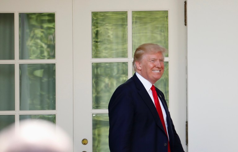 The reality of the situation is that Trump has fulfilled his campaign promise to get out of the Paris agreement right here in June 2017. (AP)