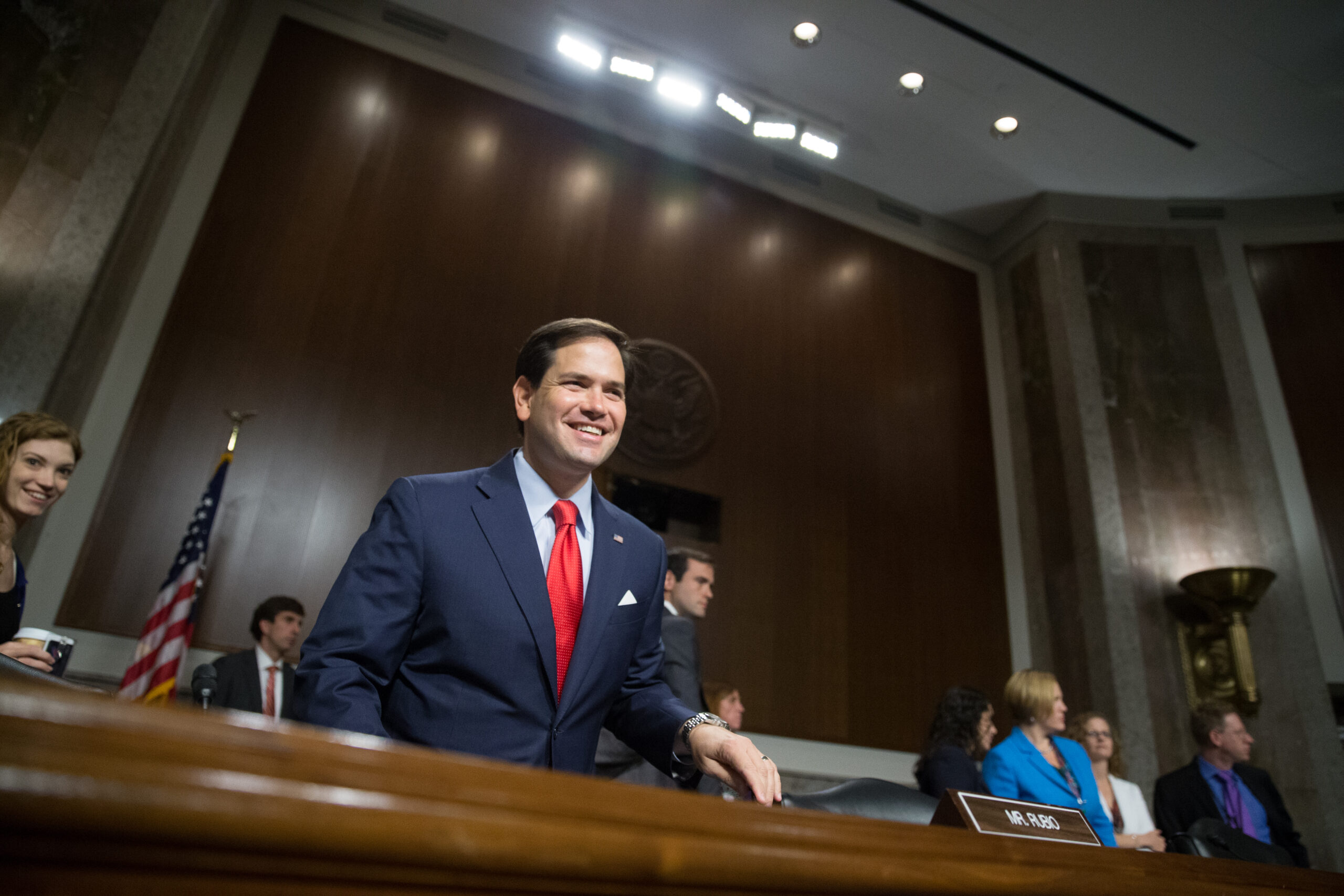 Rubio talks American strength in foreign policy pitch