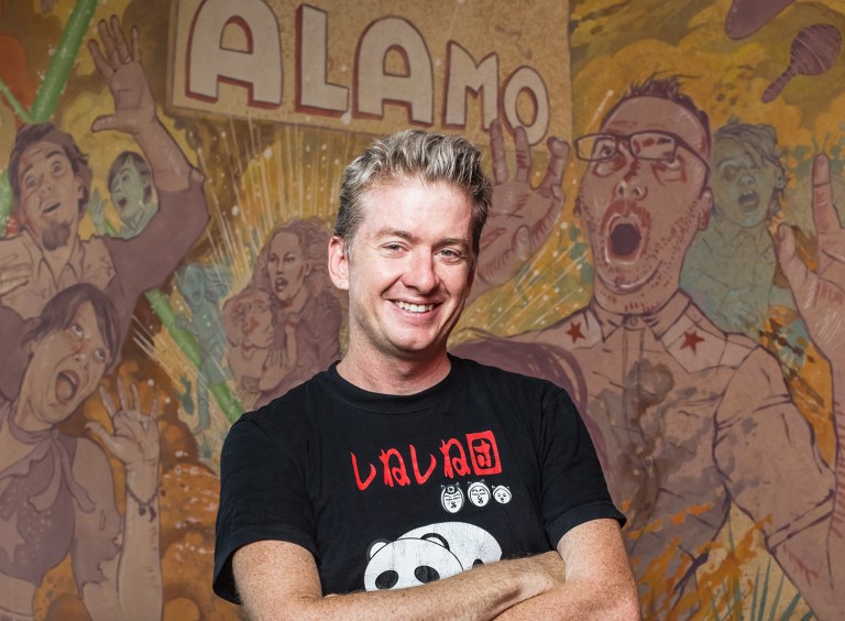 Alamo Drafthouse CEO Tim League posted the design for the gender-neutral bathrooms on Facebook, which is set to be included in the franchise's new Austin, Texas, location. (Photo: Annie Ray)