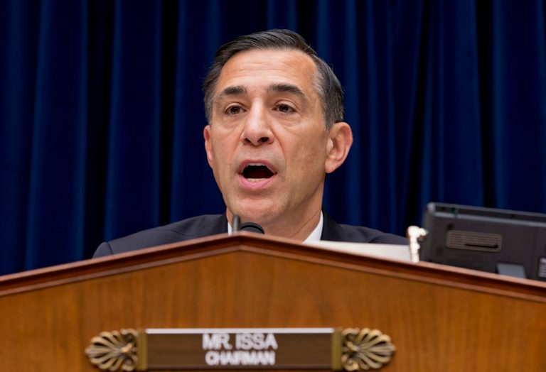 The House Oversight and Government Reform Committee, led by California Republican Rep. Darrell Issa, released transcripts revealing two major security risks with healthcare.gov. (AP Photo)