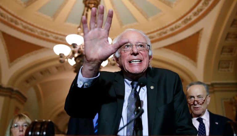 Sen. Bernie Sanders, I-Vt., said, 