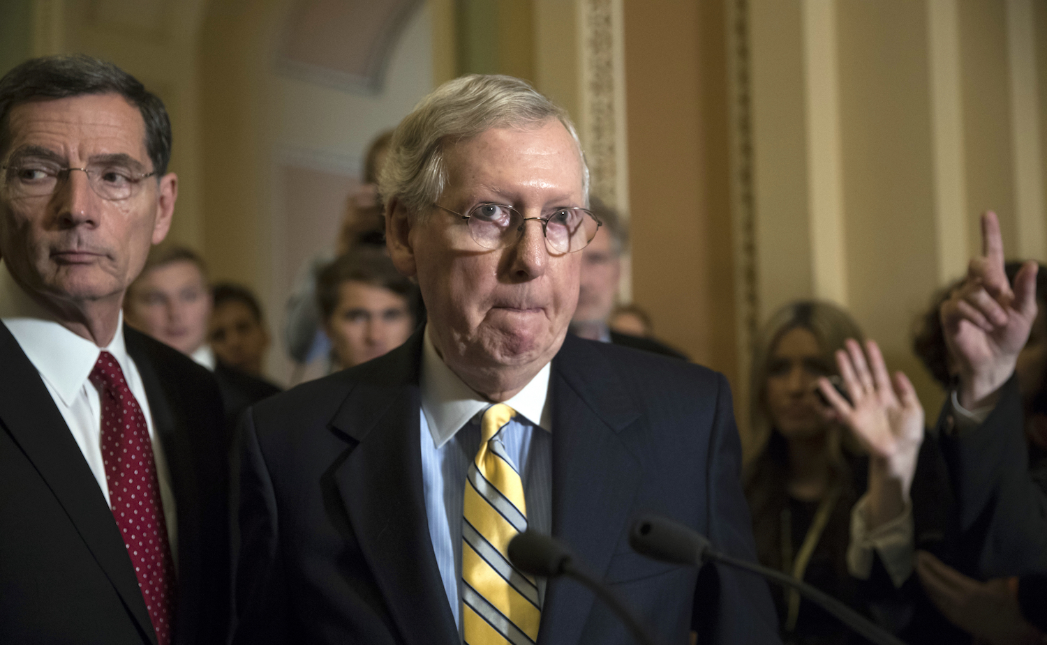 Mitch McConnell now expects vote on healthcare bill in ‘a couple weeks’