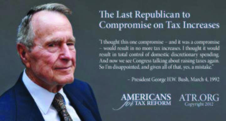 All out war: Anti-tax group dubs George H.W. Bush a fool