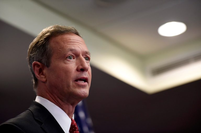 Democratic presidential candidate. former Maryland Gov. Martin O'Malley gives a foreign policy speech at TruCon15, a conference hosted by the Truman National Security Project, Friday, June 26, 2015, in Washington. (AP Photo/Susan Walsh)