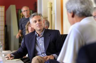 Huntsman tries the McCain strategy