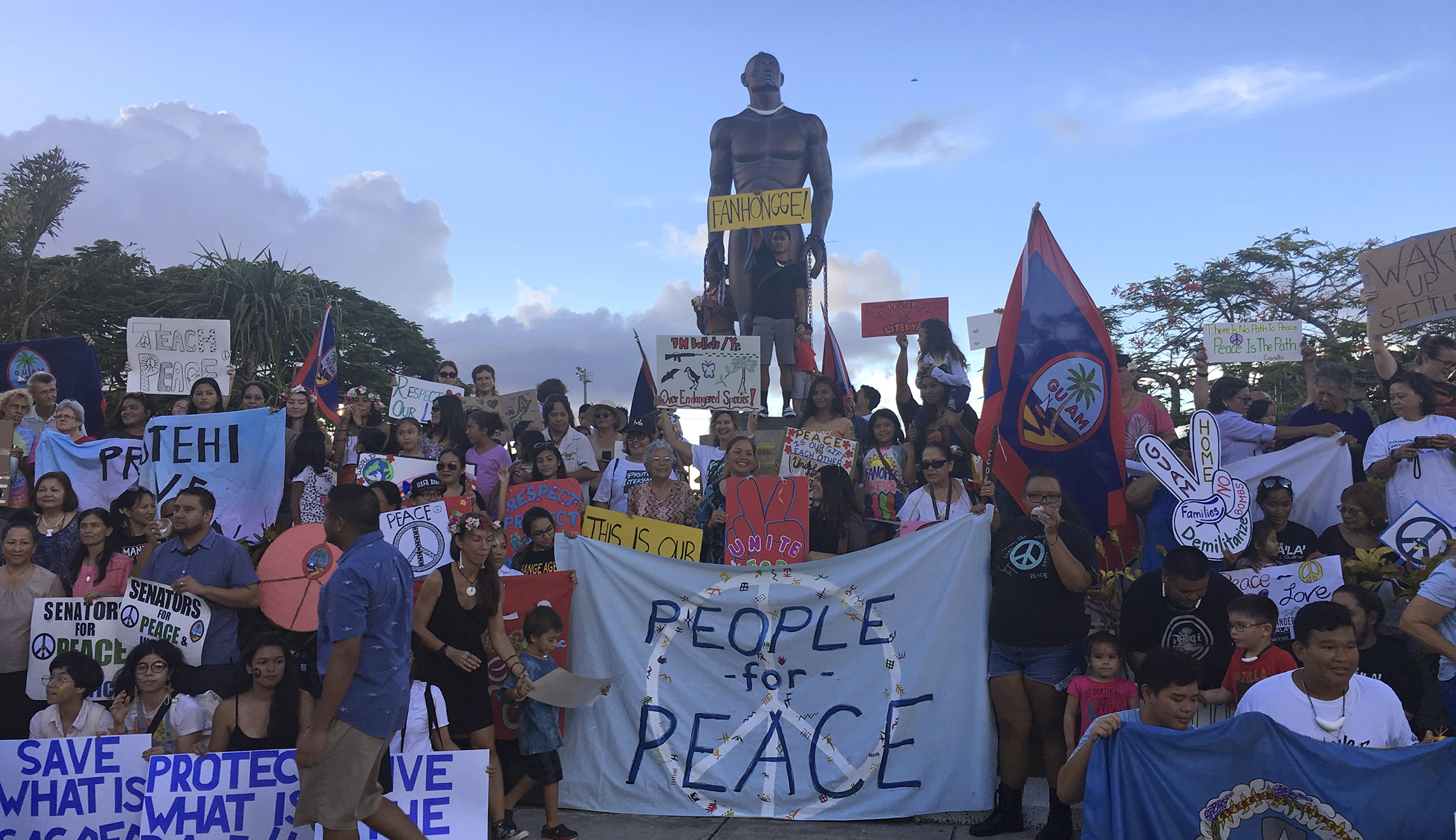 Guam tells residents: ‘Go outside and enjoy paradise’ despite missile threat