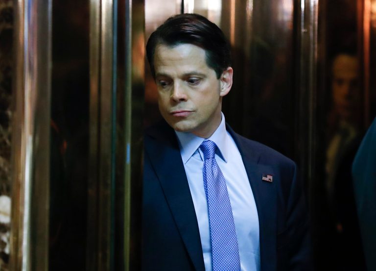 President Trump on Saturday seemed to forgive Scaramucci for not adopting his policies early on in the 2016 election, and said Scaramucci backed different candidates before he knew Trump was running. (AP Photo/Carolyn Kaster)