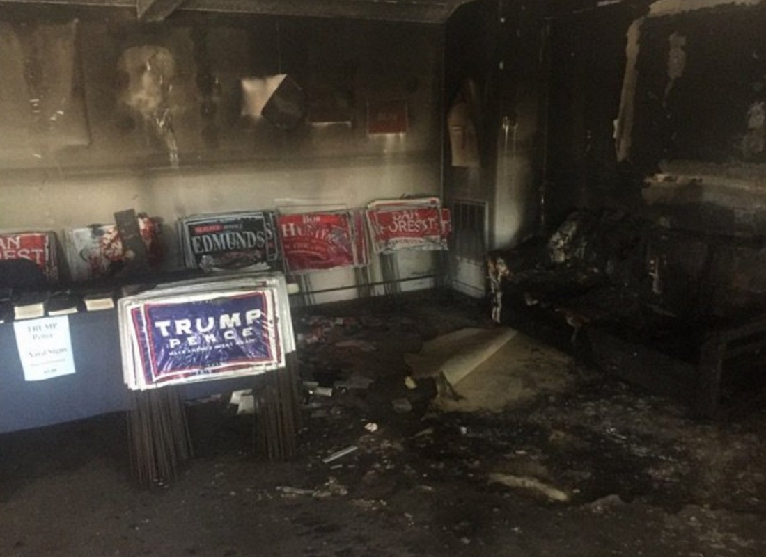 GOP offices in North Carolina firebombed