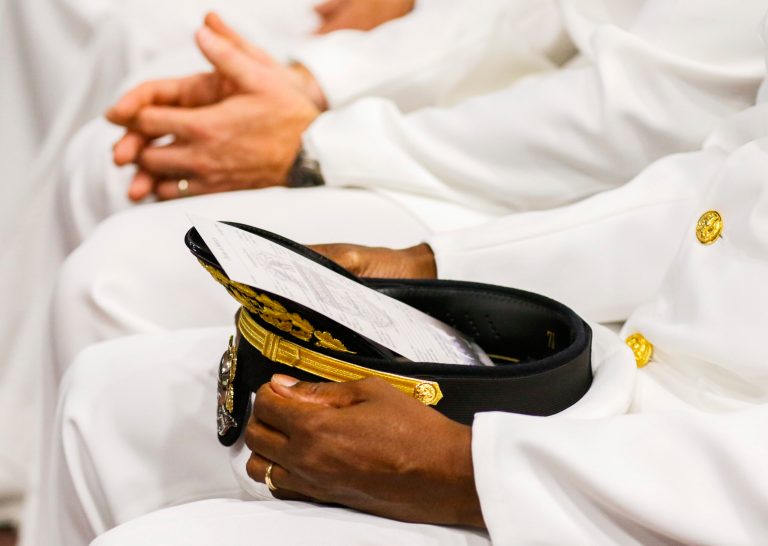 The 34-year-old sailor was from Anaheim, Calif. (Ashley Landis /The Dallas Morning News via AP, Pool)