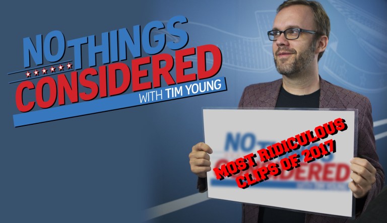 Maxine Waters, Nancy Pelosi, Donald Trump and a host of other characters make the top 10 most ridiculous clips of 2017 ... watch, laugh and cringe along with Tim Young as he counts them down on Wednesday's No Things Considered!