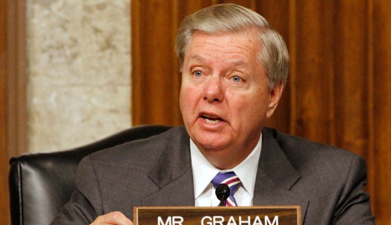 Sen. Lindsey Graham, R-S.C., said Tuesday that President Trump has indicated to him that the administration is prepared to strike North Korea to prevent an attack against the U.S. (AP Photo/Jacquelyn Martin)