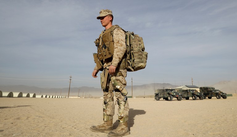 The amendment would require the military services to submit a study to Congress on the 10 facilities in each branch that are most susceptible to changing climate conditions and natural threats such as flooding, drought and wildfires. (AP Photo/Gregory Bull)