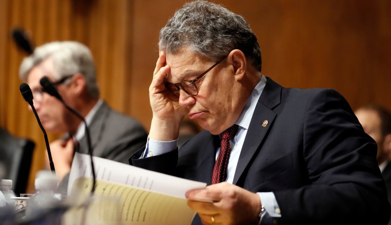 Senate Majority Leader Mitch McConnell last week called on the Senate Ethics Committee to investigate Sen. Al Franken, D-Minn. (AP Photo/Alex Brandon)