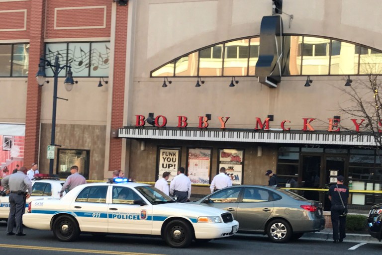 The garage is a few blocks from the hotel where CPAC is going on. (Image courtesy Twitter)