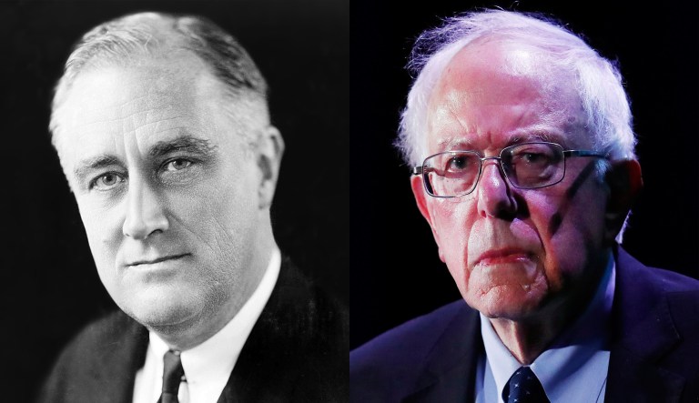 Franklin Roosevelt, Bernie Sanders.